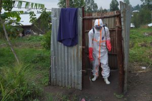 APTOPIX Congo Ebola Health Workers