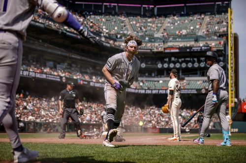 Rockies Giants Baseball