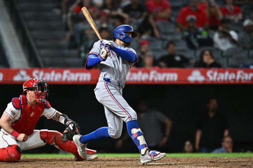 Rangers Angels Baseball