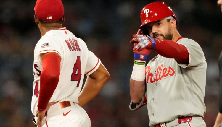 Phillies Angels Baseball