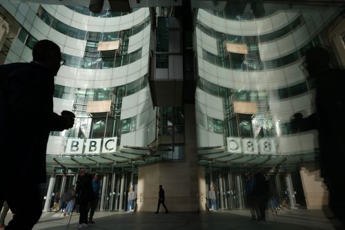 Britain BBC Trump