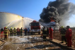 Libya Refinery Fire