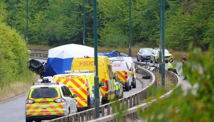 Britain-Car Crash