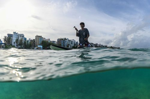 APTOPIX Climate Maldives Youth Activism