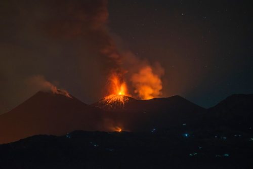 Italy Etna Volcano