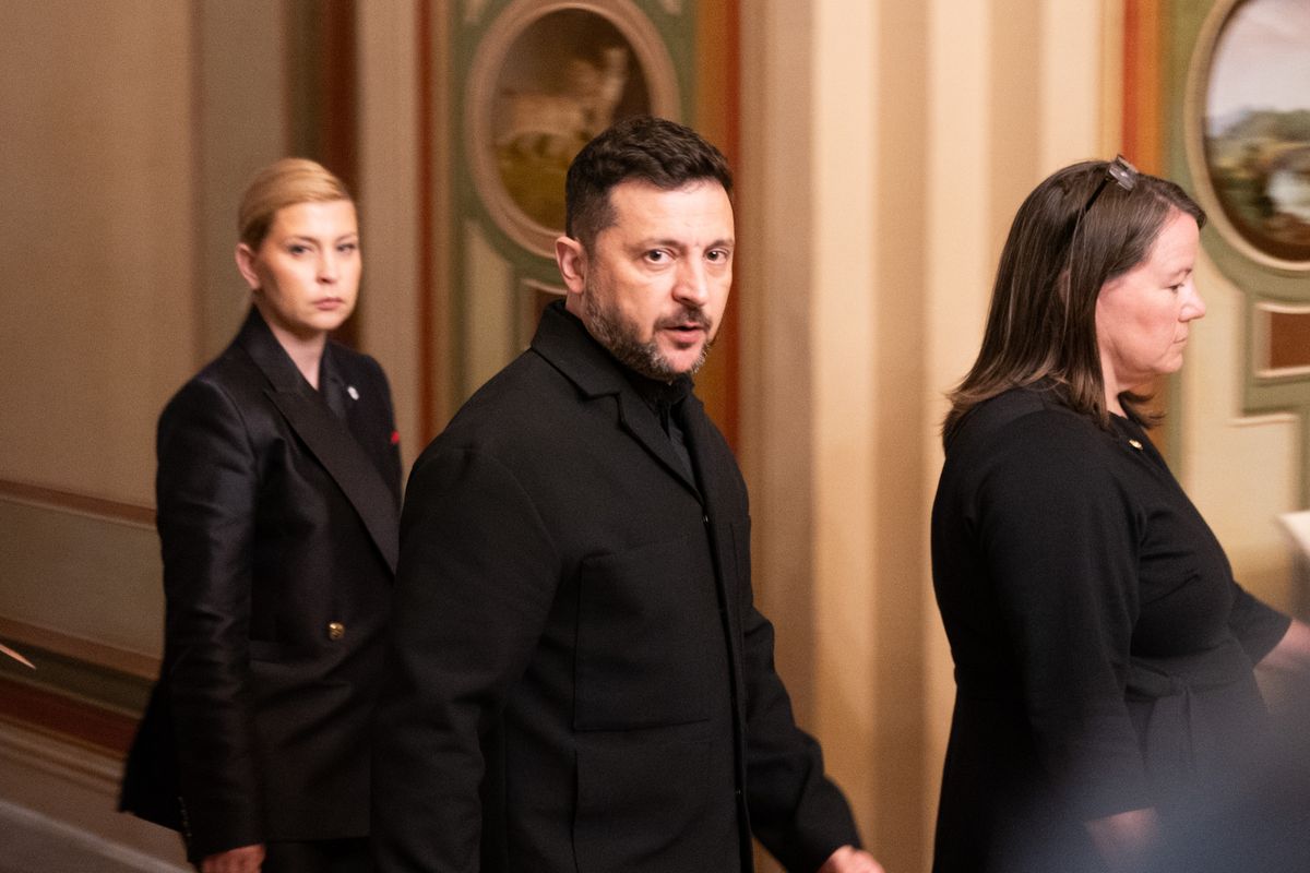 Zelenskyy asks US lawmakers for Patriot missiles, sanctions