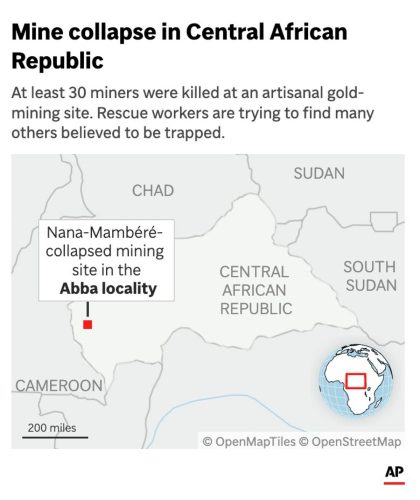 Central African Republic Mine Collapse