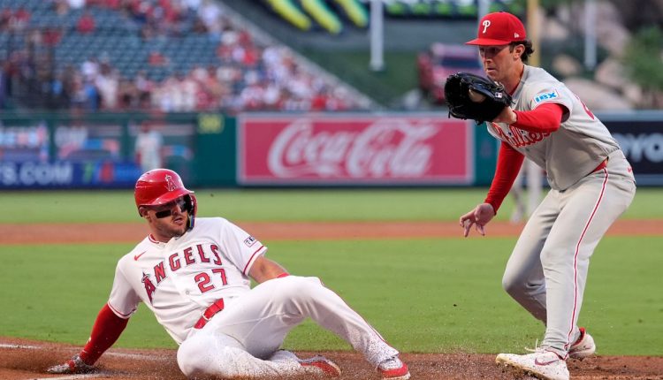 Phillies Angels Baseball