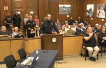 CAL Fire's Kevin Bohall speaks to the Calaveras Supervisors.