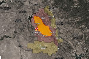 Gann Fire CAL FIRE evacuation map 6:30 p.m