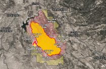 CAL FIRE Gann Fire evacuation map