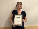 Elaine Hagen wins the Volunteer of the Year Award - Photo by Mark Truppner
