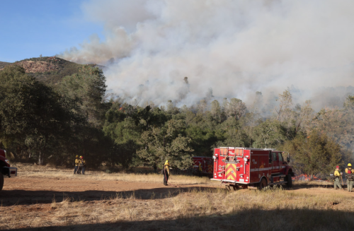 Gann Fire response - CAL Fire Image
