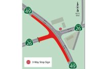 Second Phase Highway 26 49 Intersection Control Improvement Project—Caltrans map