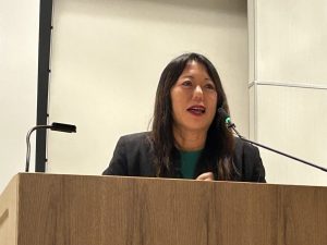 Fiona Ma speaks in Tuolumne - Photo by Mark Truppner