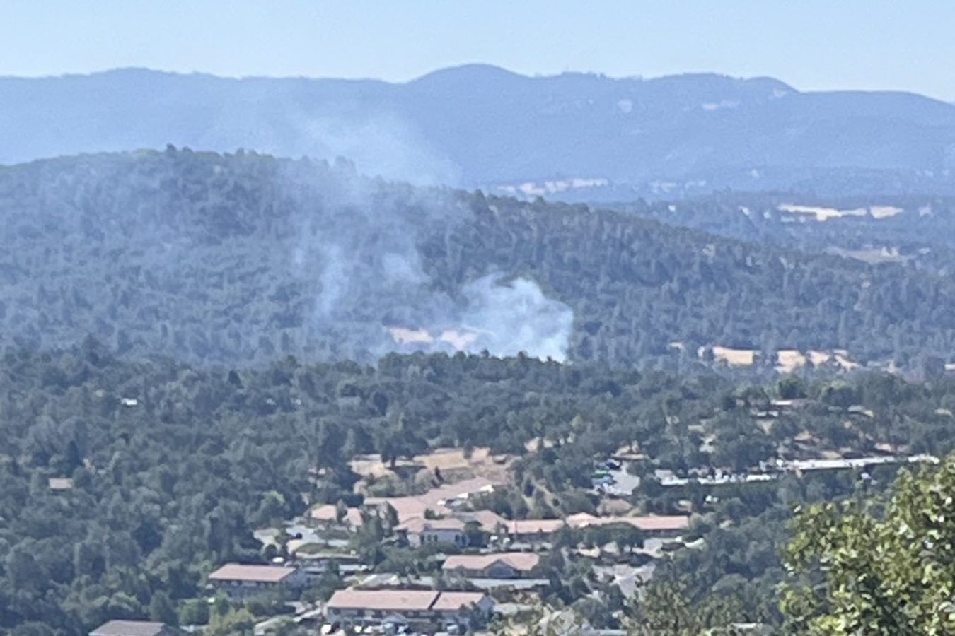 Fire In Sonora Near Sanguinetti Loop - myMotherLode