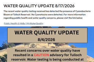Lake Tulloch Water Quality Update