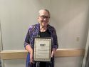 Mary Ann Schmidt wins the Legacy Award - Photo by Mark Truppner