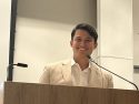 Michael Masuda speaks in Tuolumne - Photo by Mark Truppner