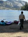 Trash picked up around Pinecrest Lake by the Sugar Pine Ranger Station—US Forest Service photo