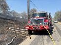 Ladera Fire burning along Highway 132 in Tuolumne County—TCFD photo