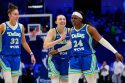 APTOPIX Valkyries Wings Basketball