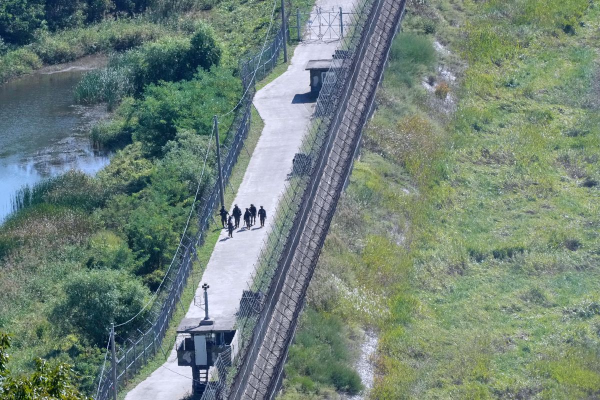 mymotherlode.com - AP News - North Korea test-fires missile as tensions grow over border mine blasts