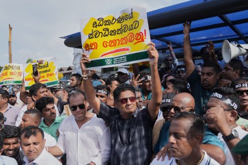 Sri Lanka Opposition Protest