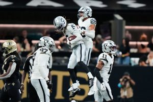 Raiders Saints Football