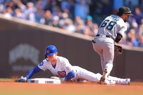 Marlins Cubs Baseball