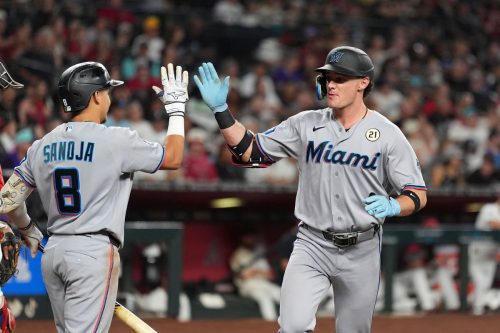 Marlins Diamondbacks Baseball