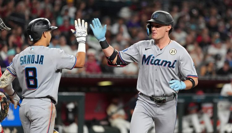 Marlins Diamondbacks Baseball