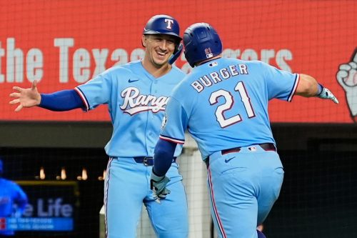 Rays Rangers Baseball