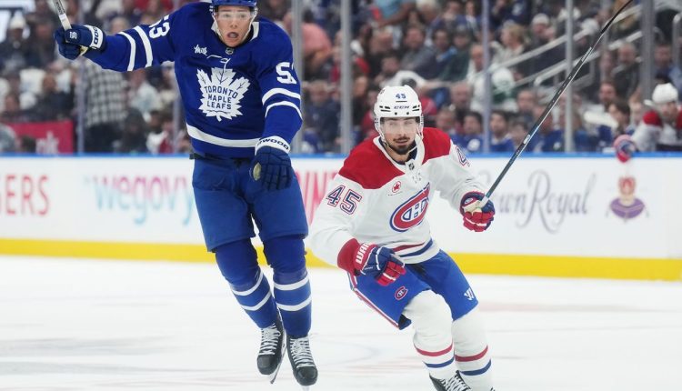 Canadiens Maple Leafs Hockey
