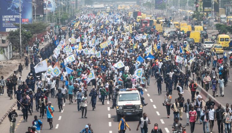 APTOPIX Congo Protest