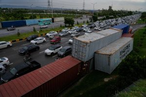 Pakistan Protests Containers