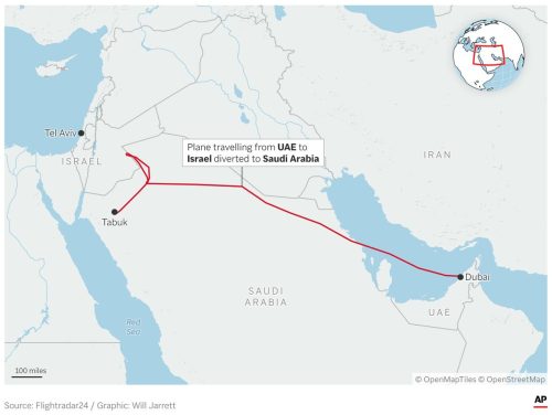 Mideast-Emergency-Landing-Map