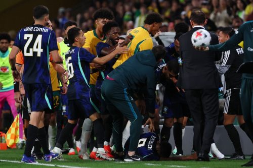 Australia Brazil Soccer
