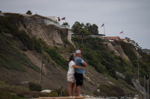 California Shrinking Beach
