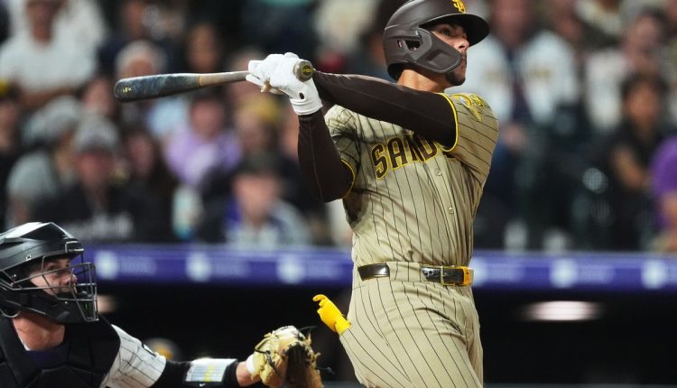 Padres Rockies Baseball