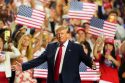 Trump takes center stage at Republicans’ first midterm convention, in photos