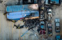 APTOPIX Helicopter Crash Los Angeles
