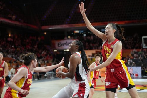 WCup China US Basketball