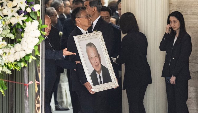 Hong Kong Tung Chee-hwa Funeral