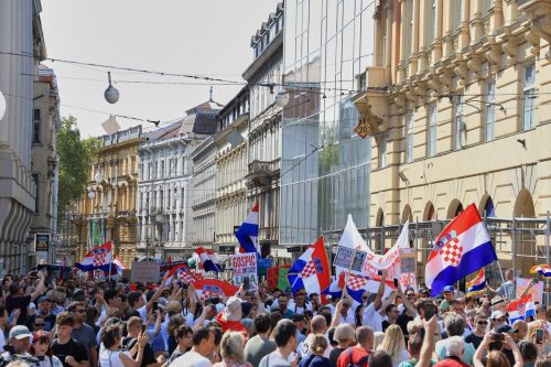 Croatia Illegal Waste Protest
