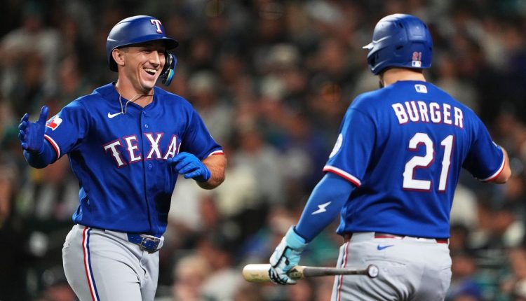 Rangers Mariners Baseball