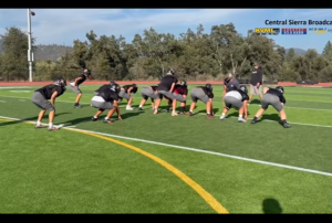 Summerville Bears Football Practice
