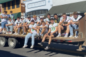 Wildcat Football Players at Homecoming Parade
