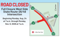 Second Phase Highway 26 49 Intersection Control Improvement Project—Caltrans map