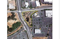 Land circled in yellow - Old Wards Ferry Road and Sanguinetti Road intersection